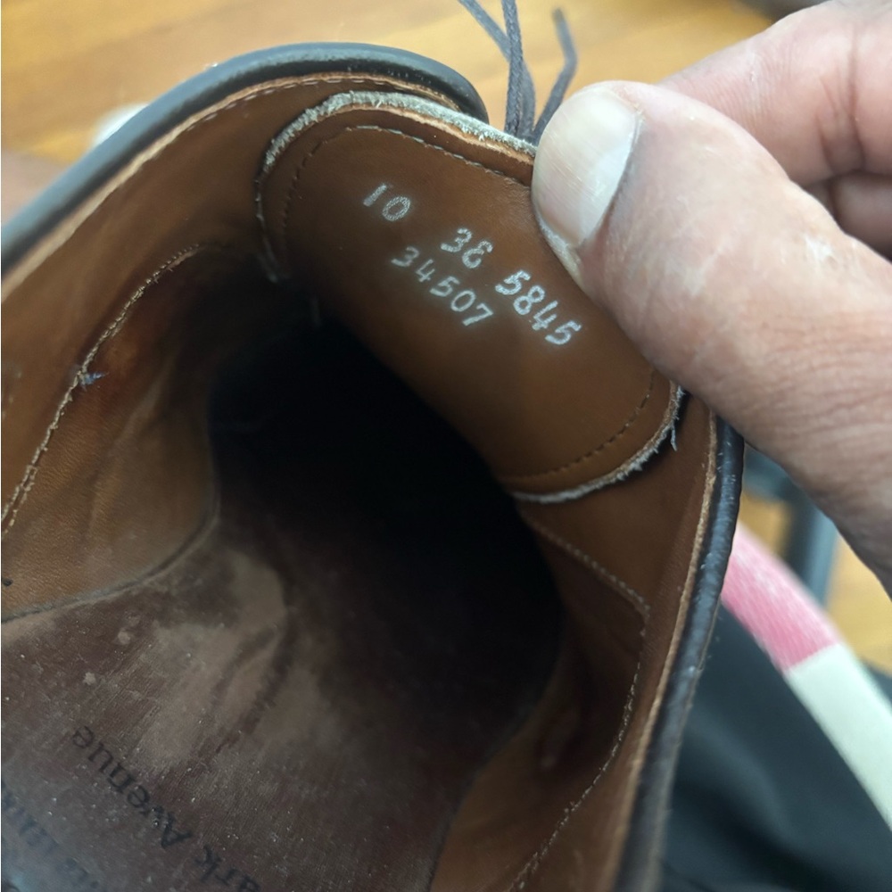 Allen Edmonds Brown Oxford shoes 10 EEE - Picture 6 of 6